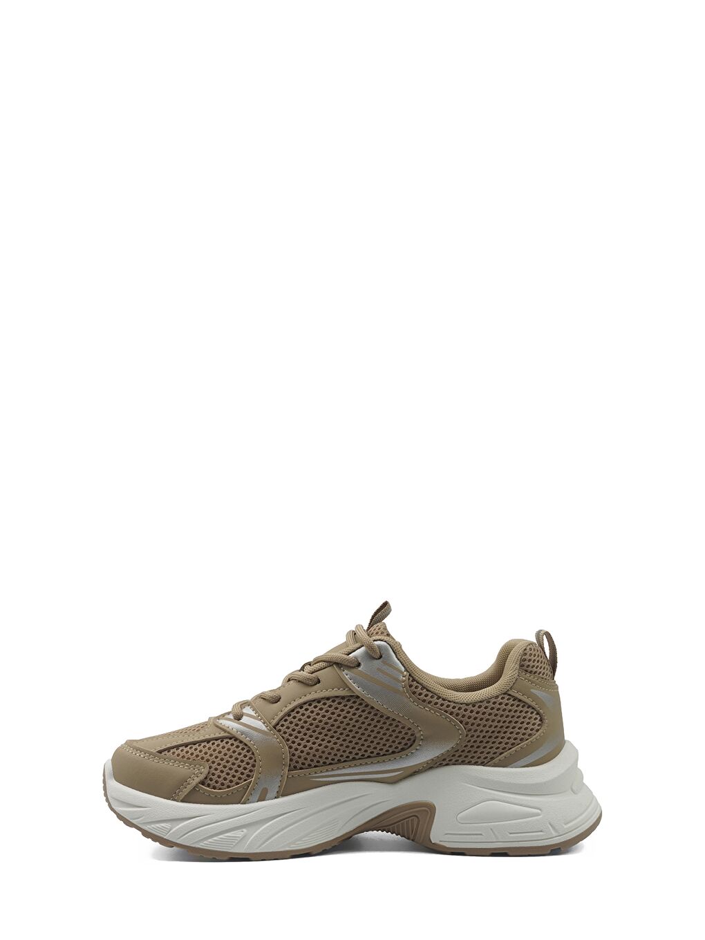 25S-003 6FX Bej Kadın Spor Ayakkabı-2