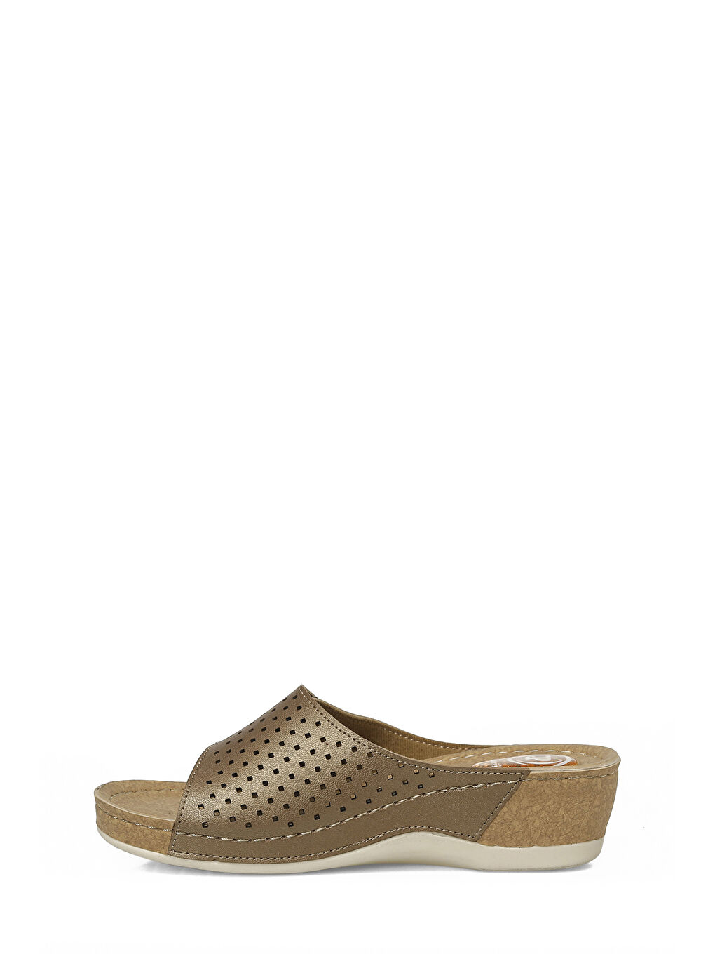 Sarı 167244.Z Bronz Kadın Terlik-2