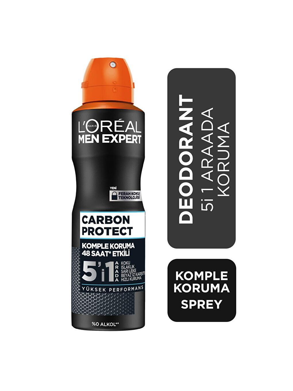 L'Oreal Paris Şeffaf Men Expert Carbon Protect Anti Perspirant Deodorant 150ML