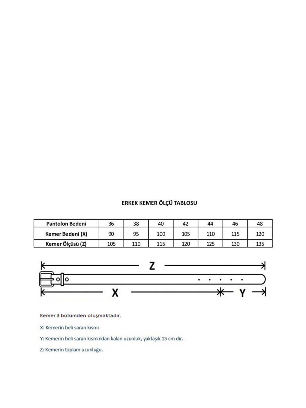 LORAS 1FX Siyah Erkek Kemer-1