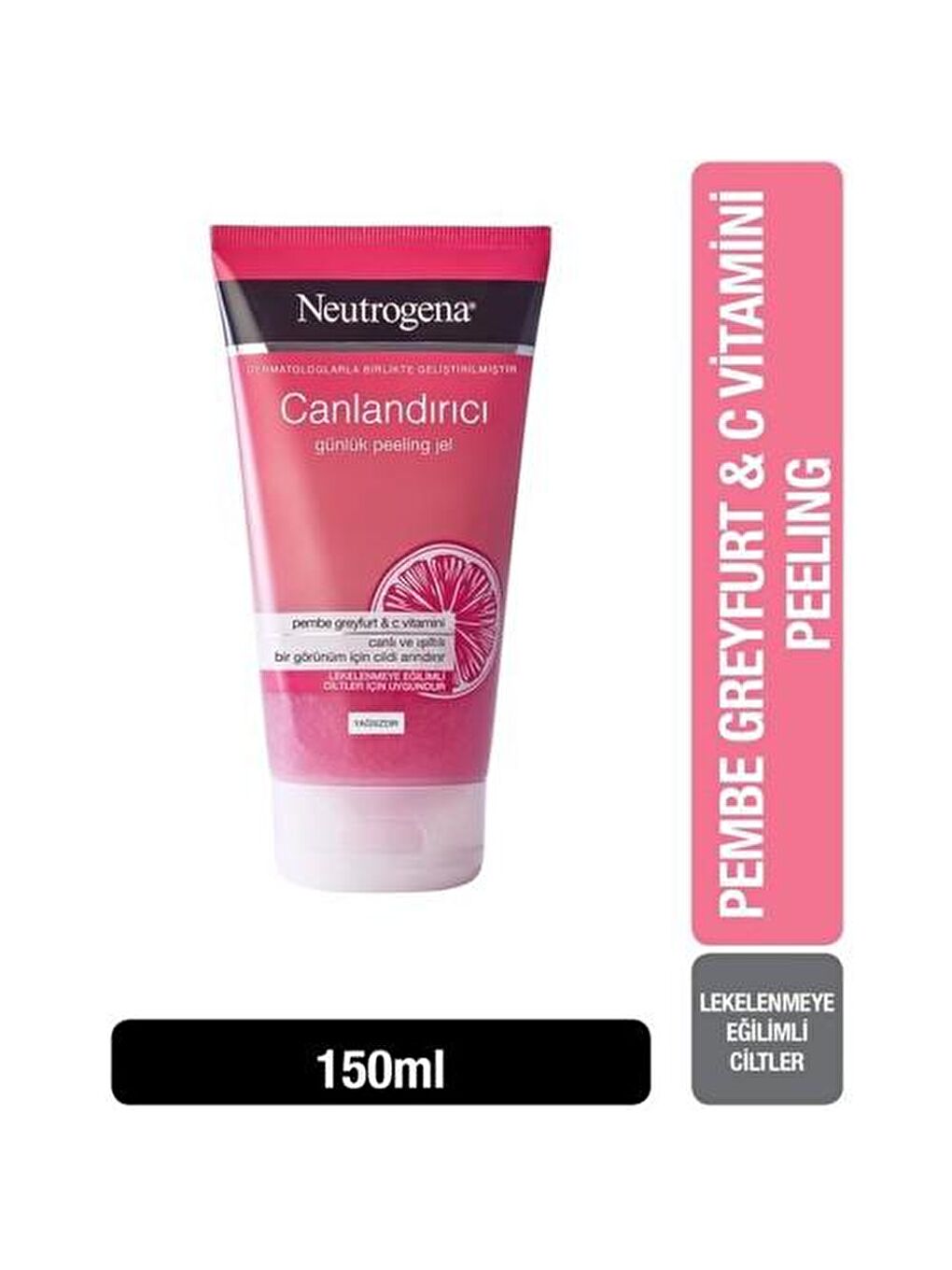 Neutrogena Renksiz Visibly Clear Pembe Greyfurt Peeling Jel 150 ml