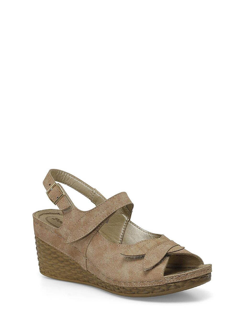 Kahverengi Taba Kadın Comfort Sandalet