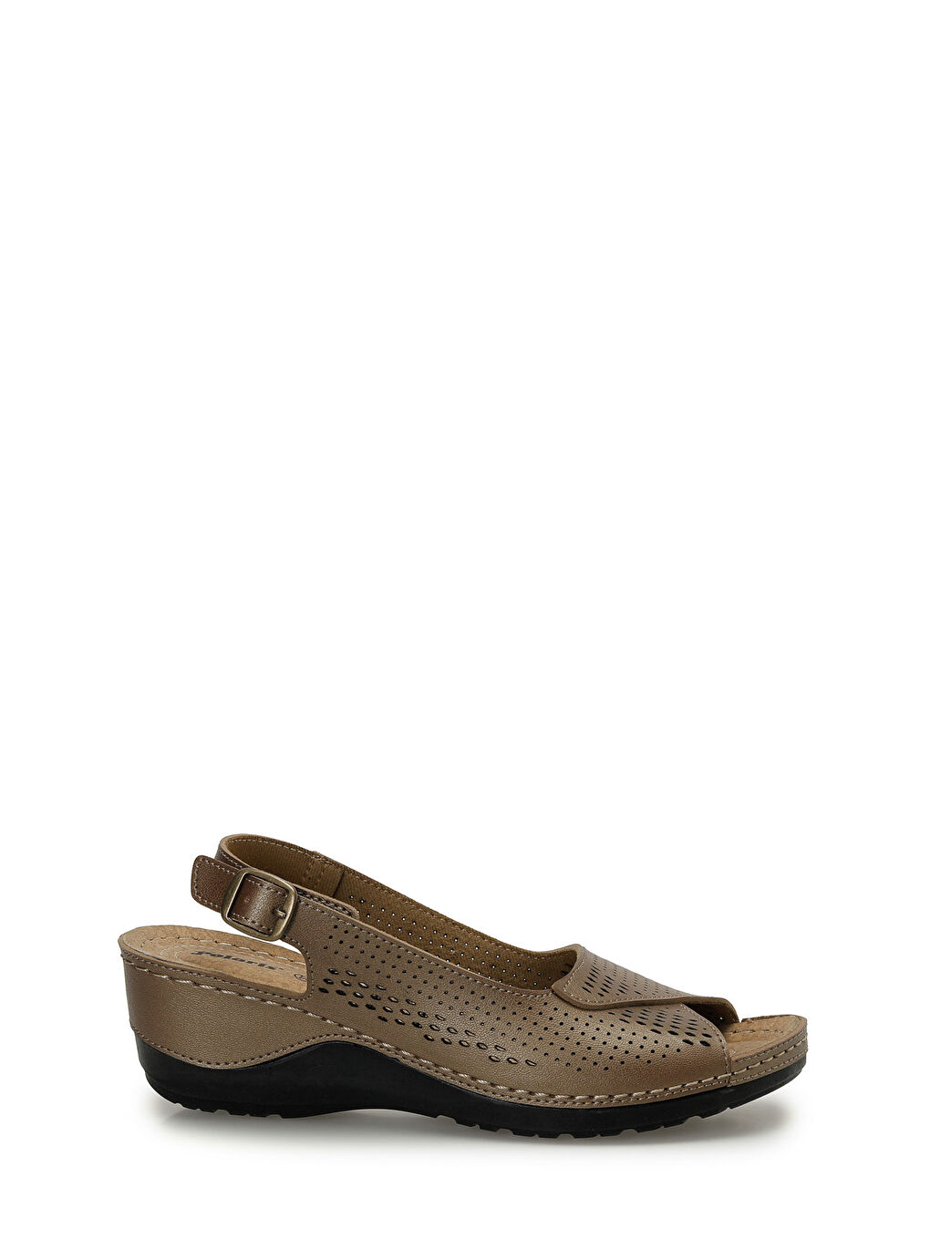 Sarı 167248.Z Bronz Kadın Düz Klasik Ayakkabı