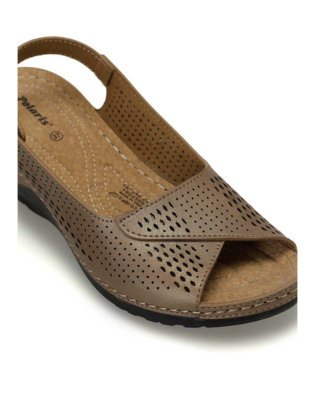 Sarı 167248.Z Bronz Kadın Düz Klasik Ayakkabı-6