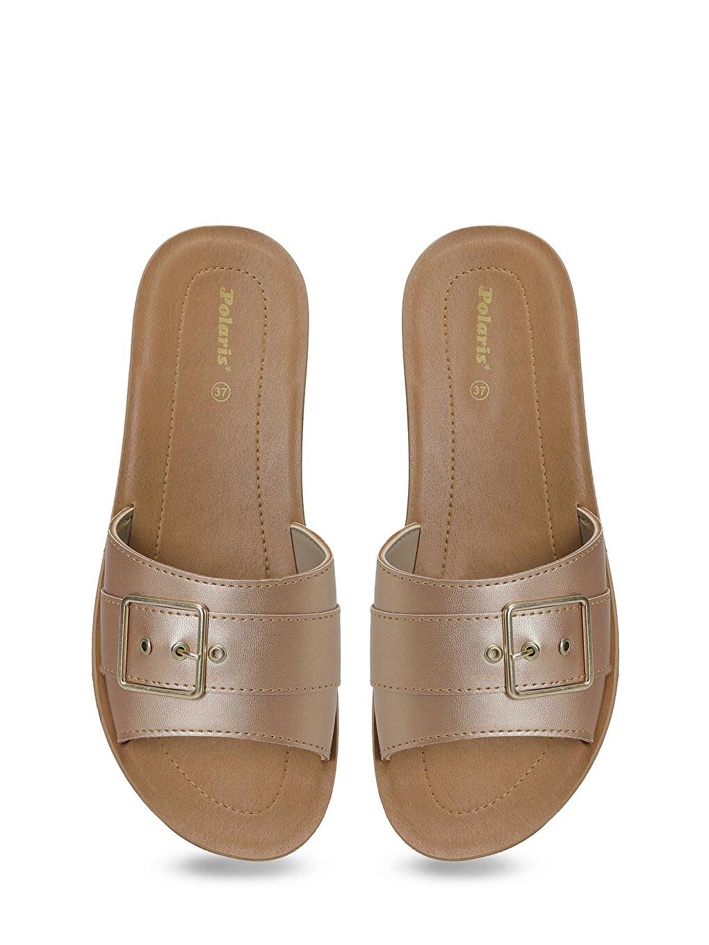 Sarı 409012.Z Rose Gold Kadın Ev Terliği-3