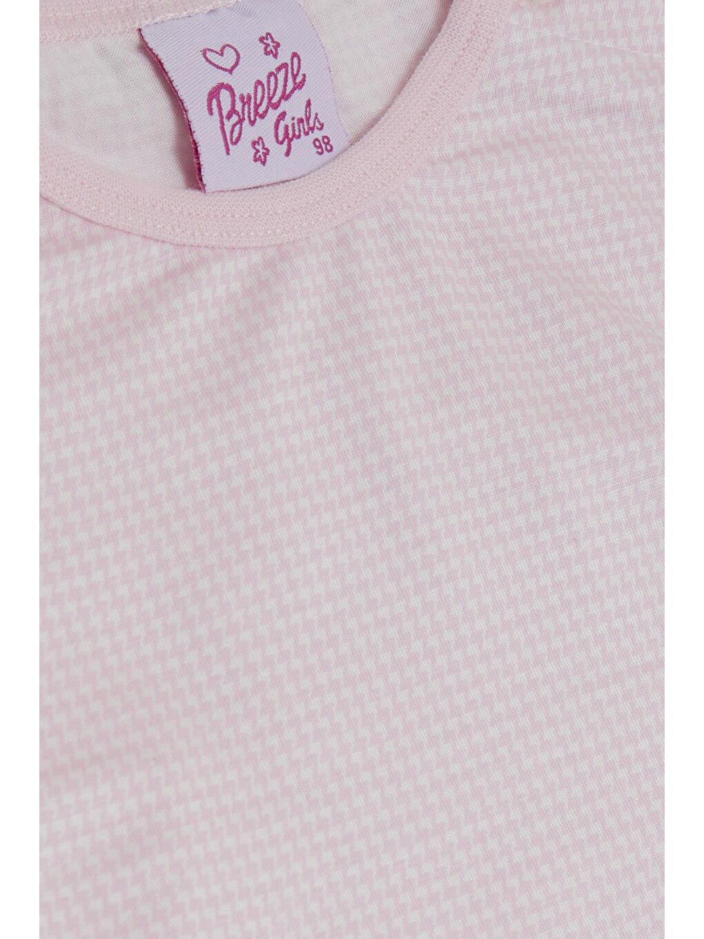 Kız Bebek Pijama Takımı Kazayağı Desenli Pembe (9 Ay)-2