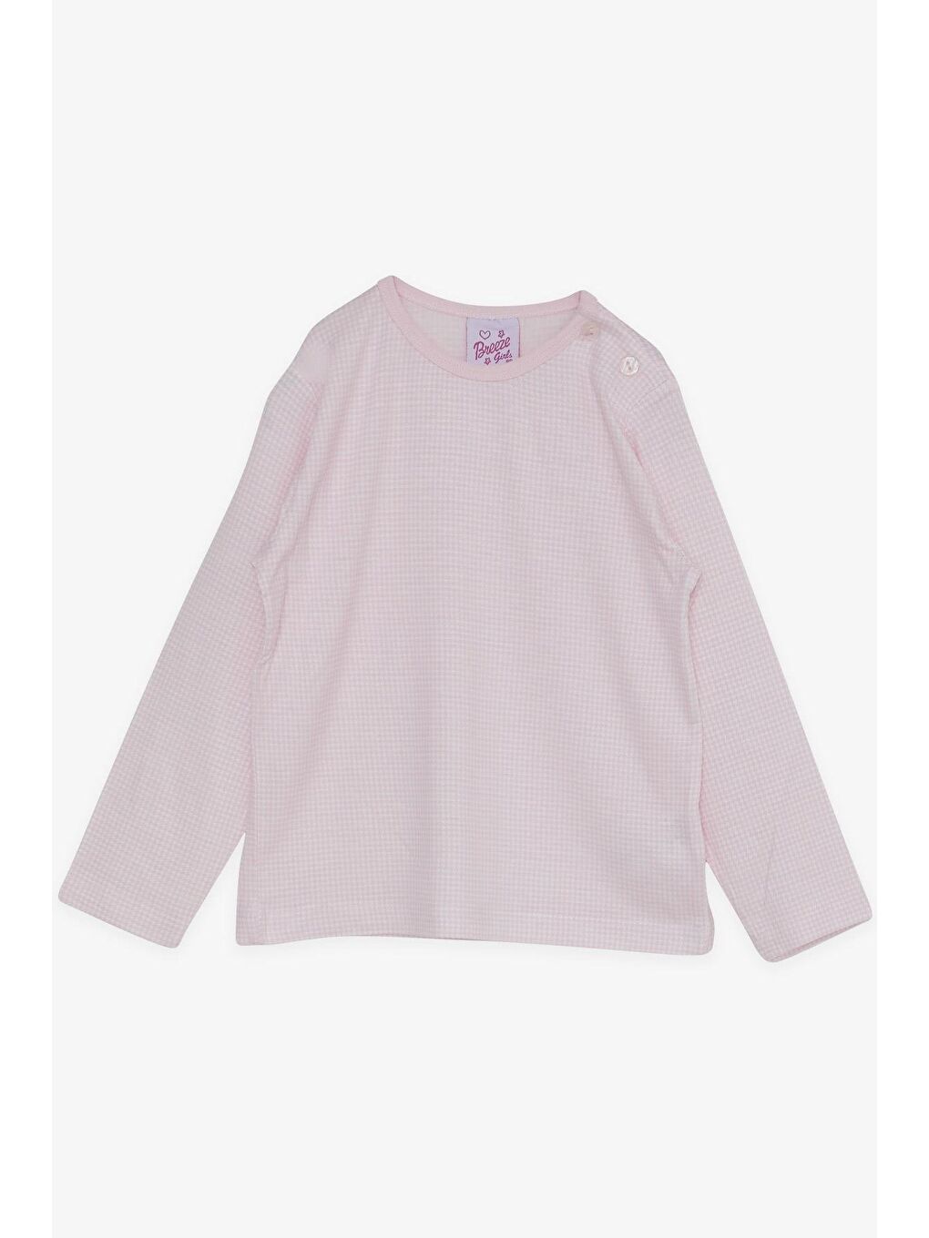 Kız Bebek Pijama Takımı Kazayağı Desenli Pembe (9 Ay)-3