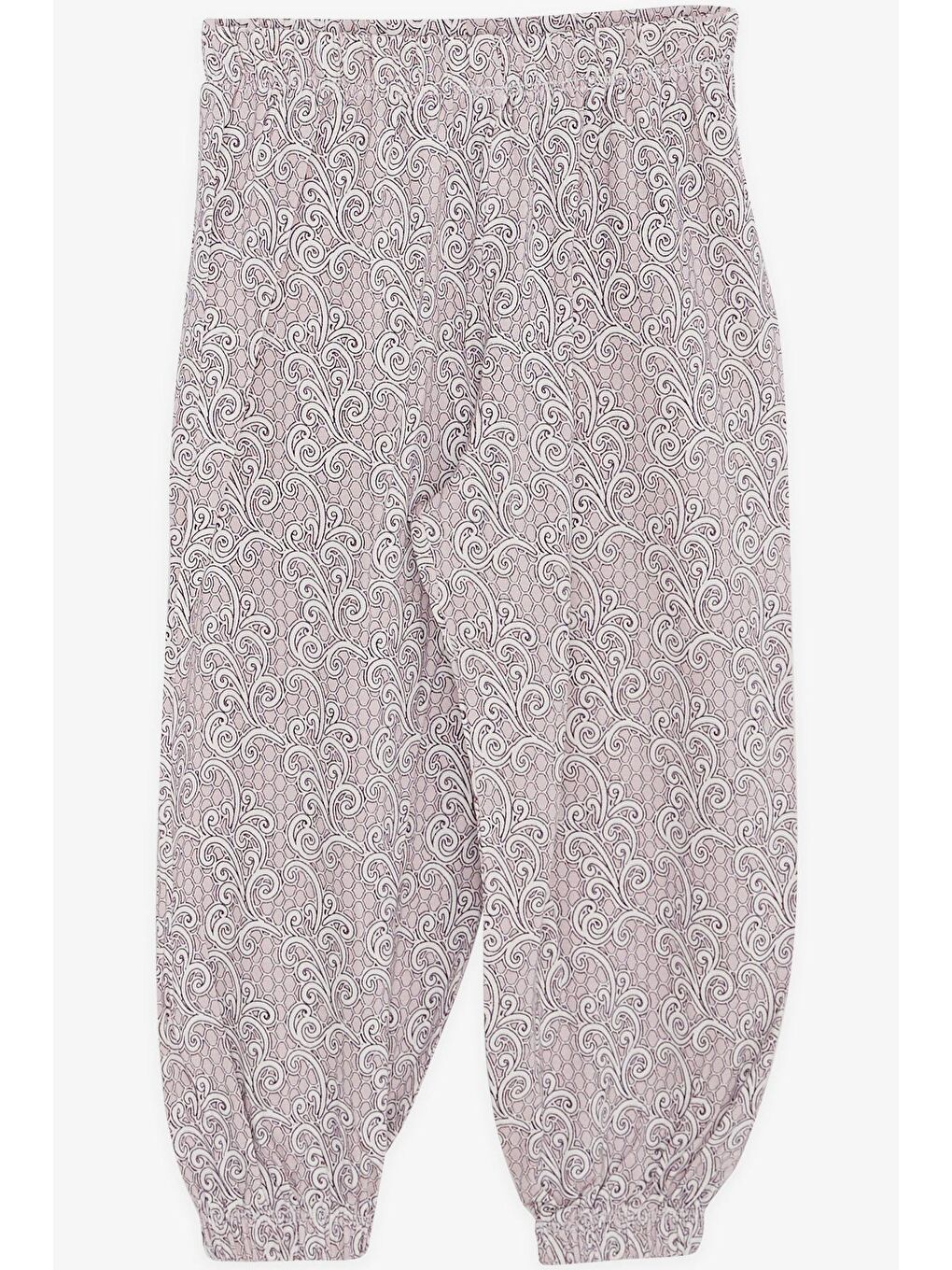 Pembe Kız Bebek Kısa Kollu Pijama Takımı Dal Desenli Pudra (9 Ay-1.5 Yaş)-3