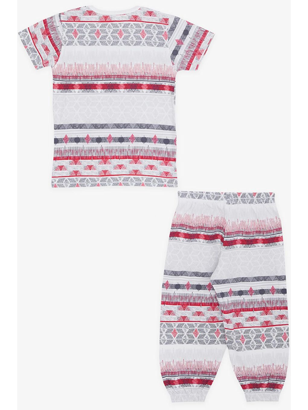 Kız Bebek Pijama Takımı Geometrik Desenli Karışık Renk (1 Yaş)-2