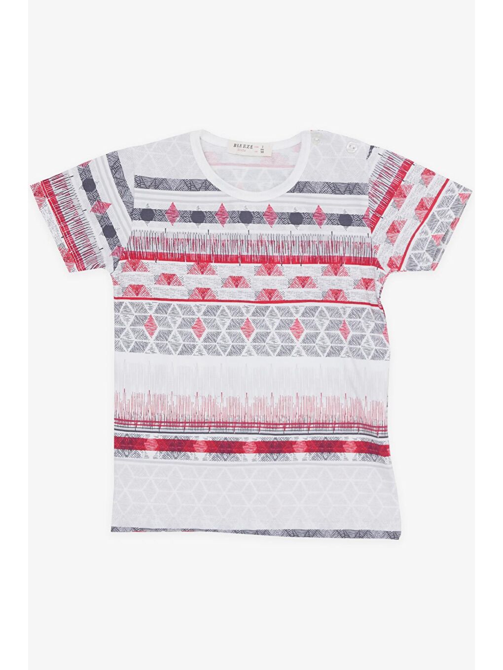 Kız Bebek Pijama Takımı Geometrik Desenli Karışık Renk (1 Yaş)-3