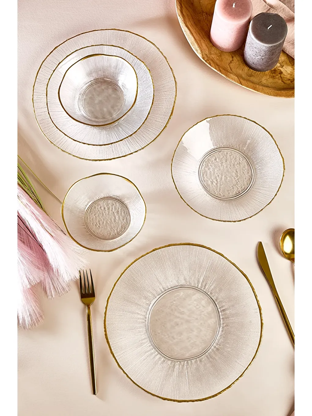 Renksiz Ekol 18 Parça Yemek Takımı - 6 Kişilik-2