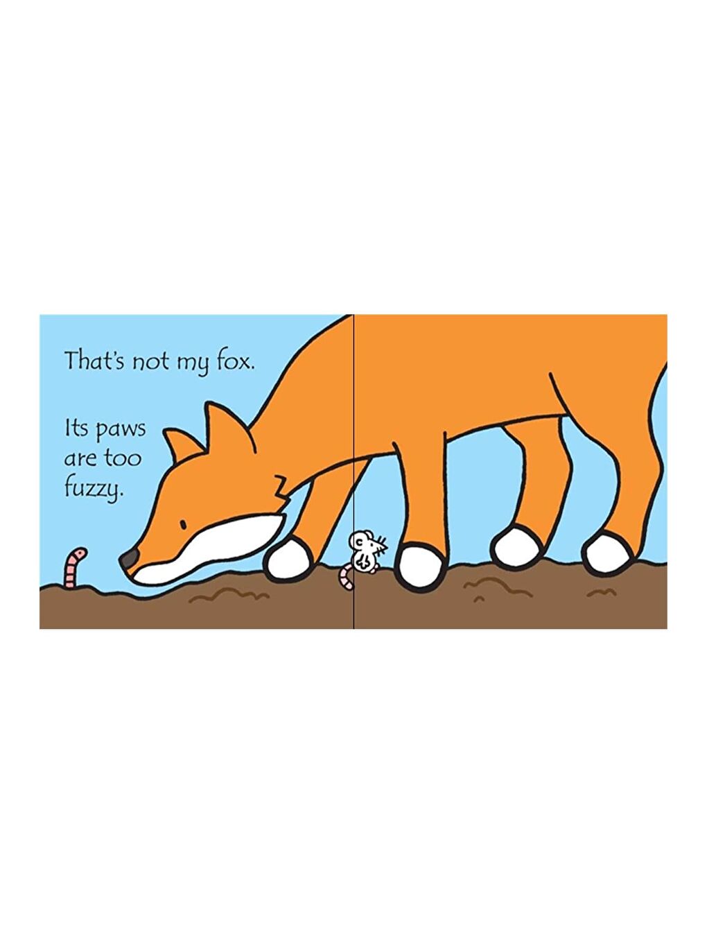 The Usborne Beyaz-Renklibaskı Thats Not My Fox - 3