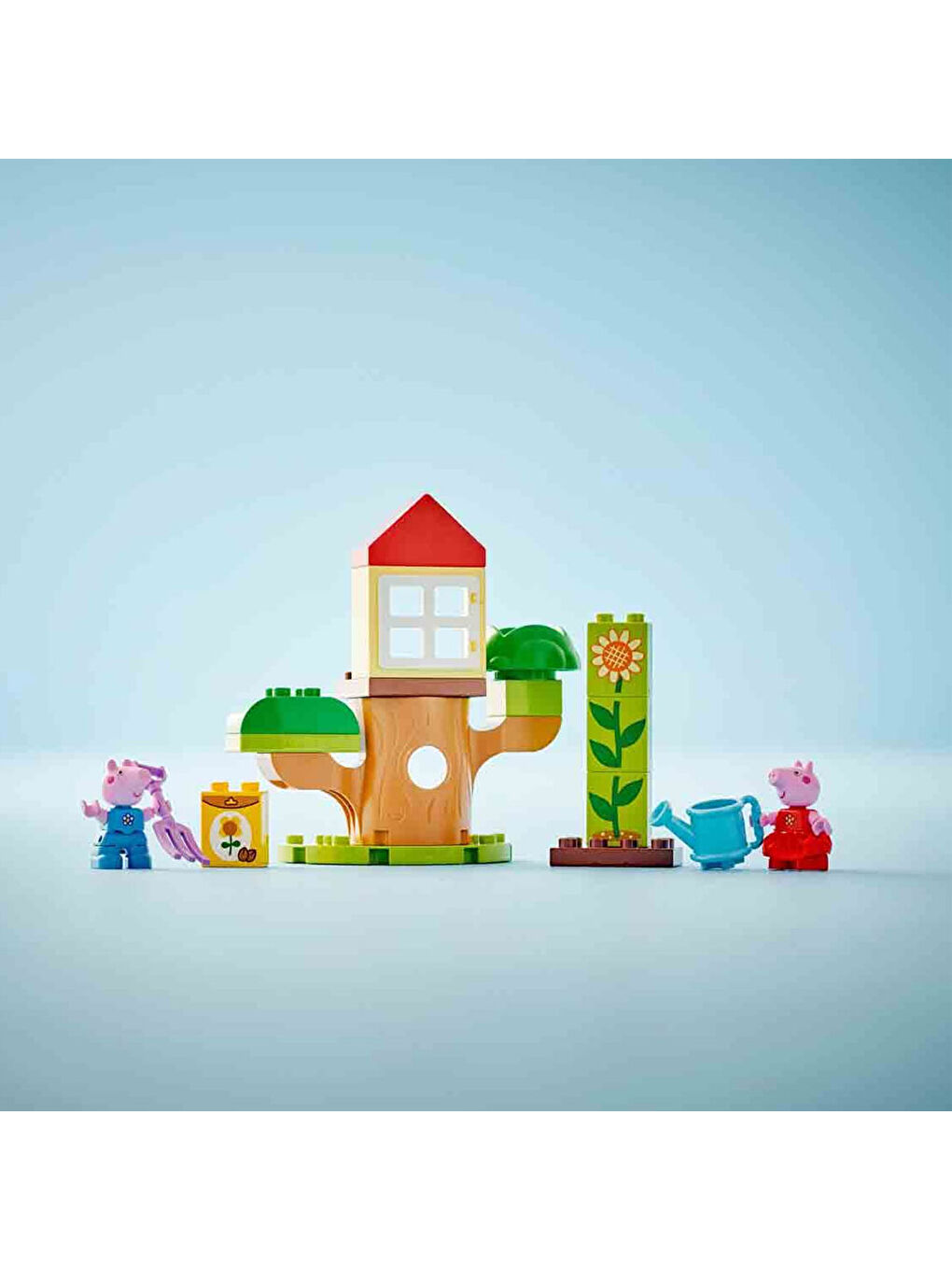 Lego Renksiz DUPLO Peppa Pig Bahçe ve Ağaç Ev Oyuncağı 10431 - 1