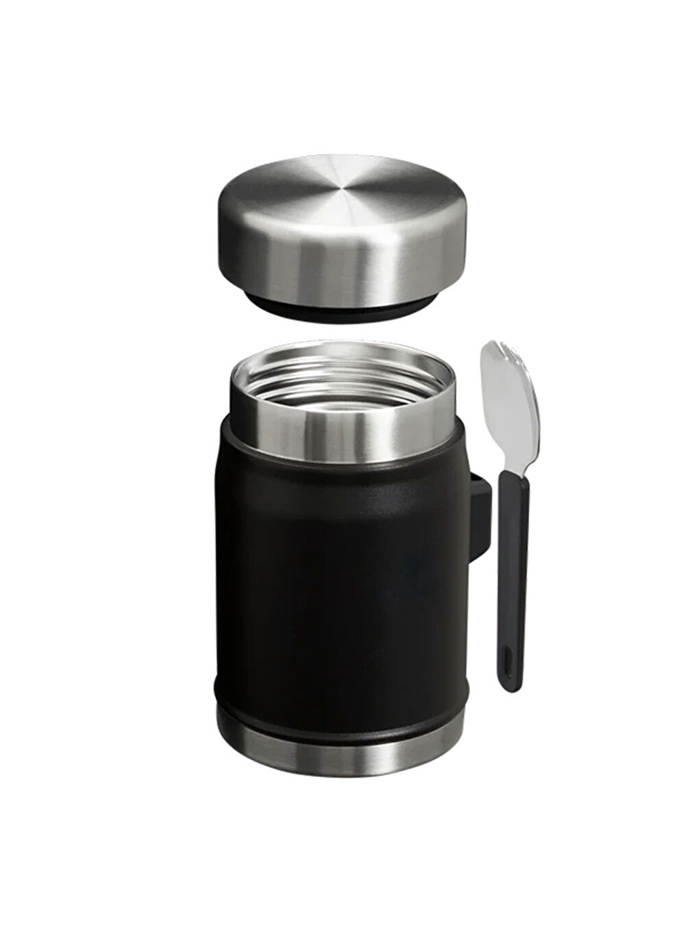 Siyah Classic Legendary Kaşıklı Yemek Termosu | 0.4l Black 2.0-2