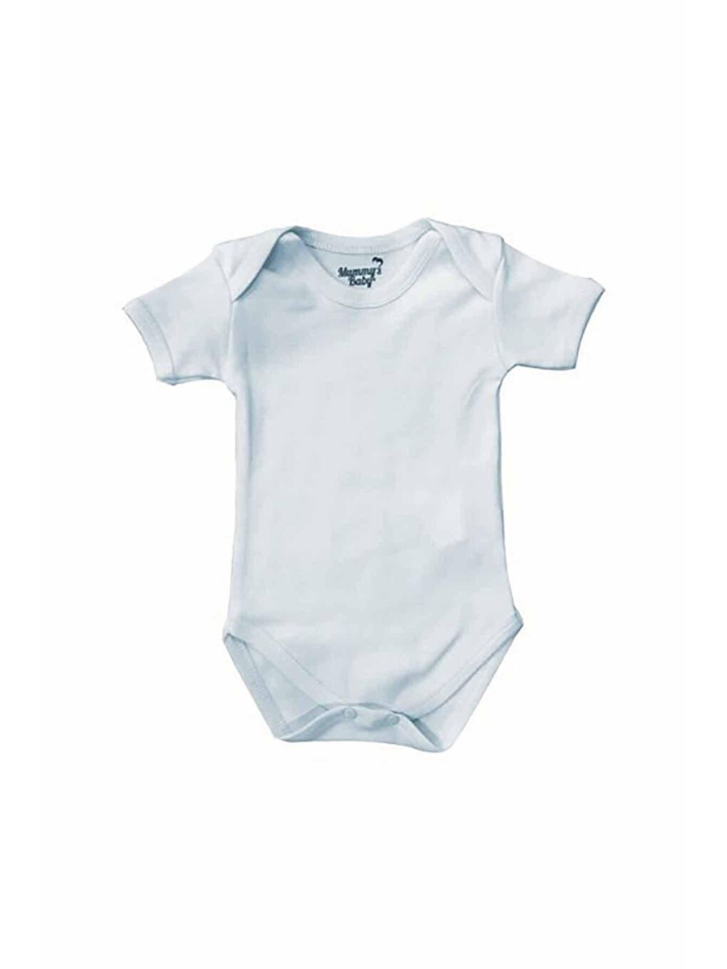 Kısa Kollu Çıtçıtlı Body Mavi