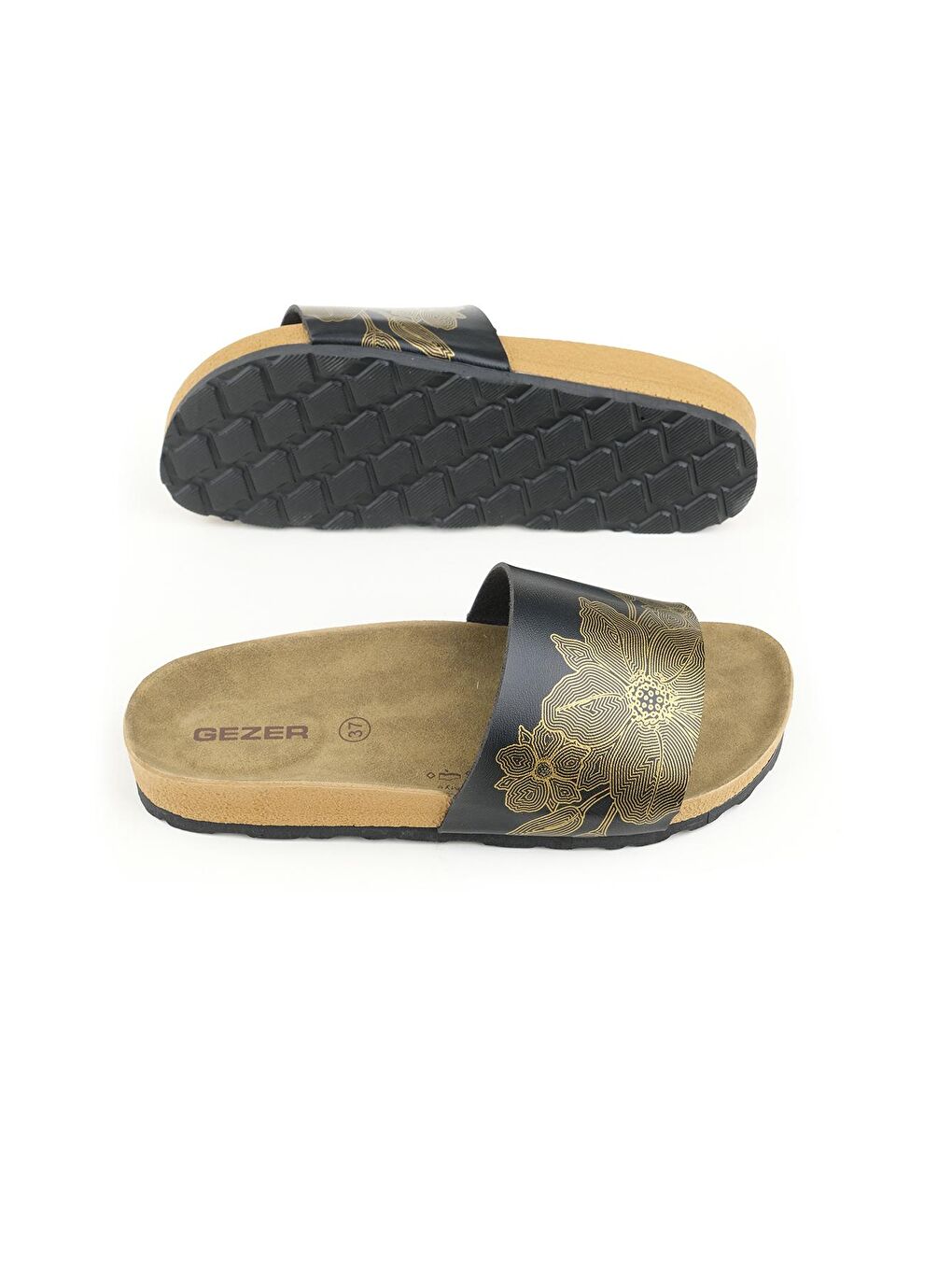 Sarı Yazlık Kadın PU Terlik-4