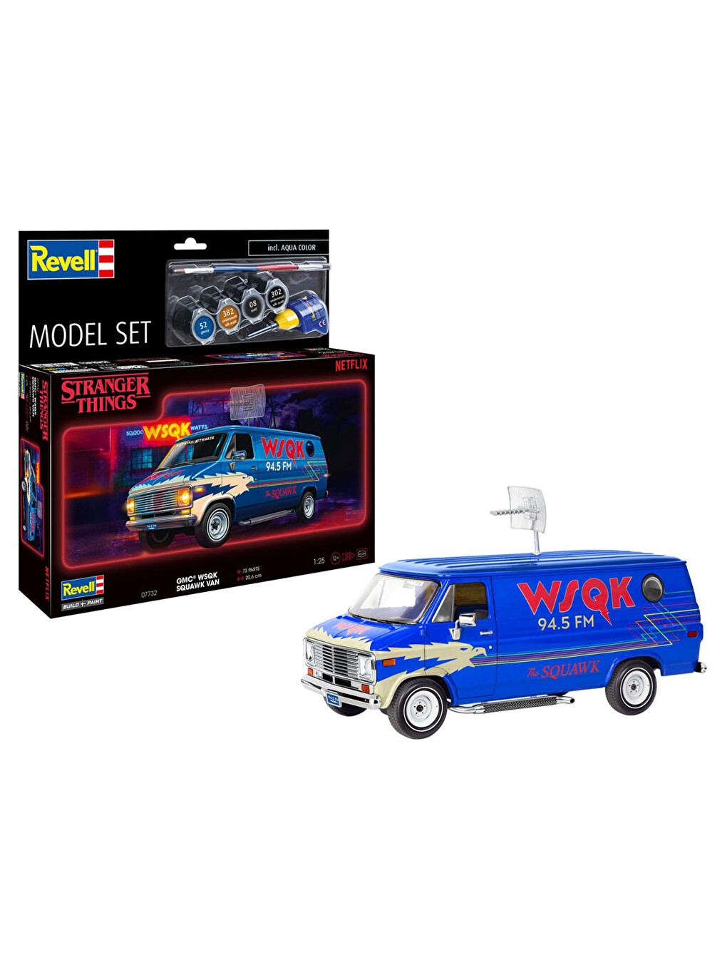 Model Set Araba Gmc Wsqk Squawk Van Stranger Things 67732
