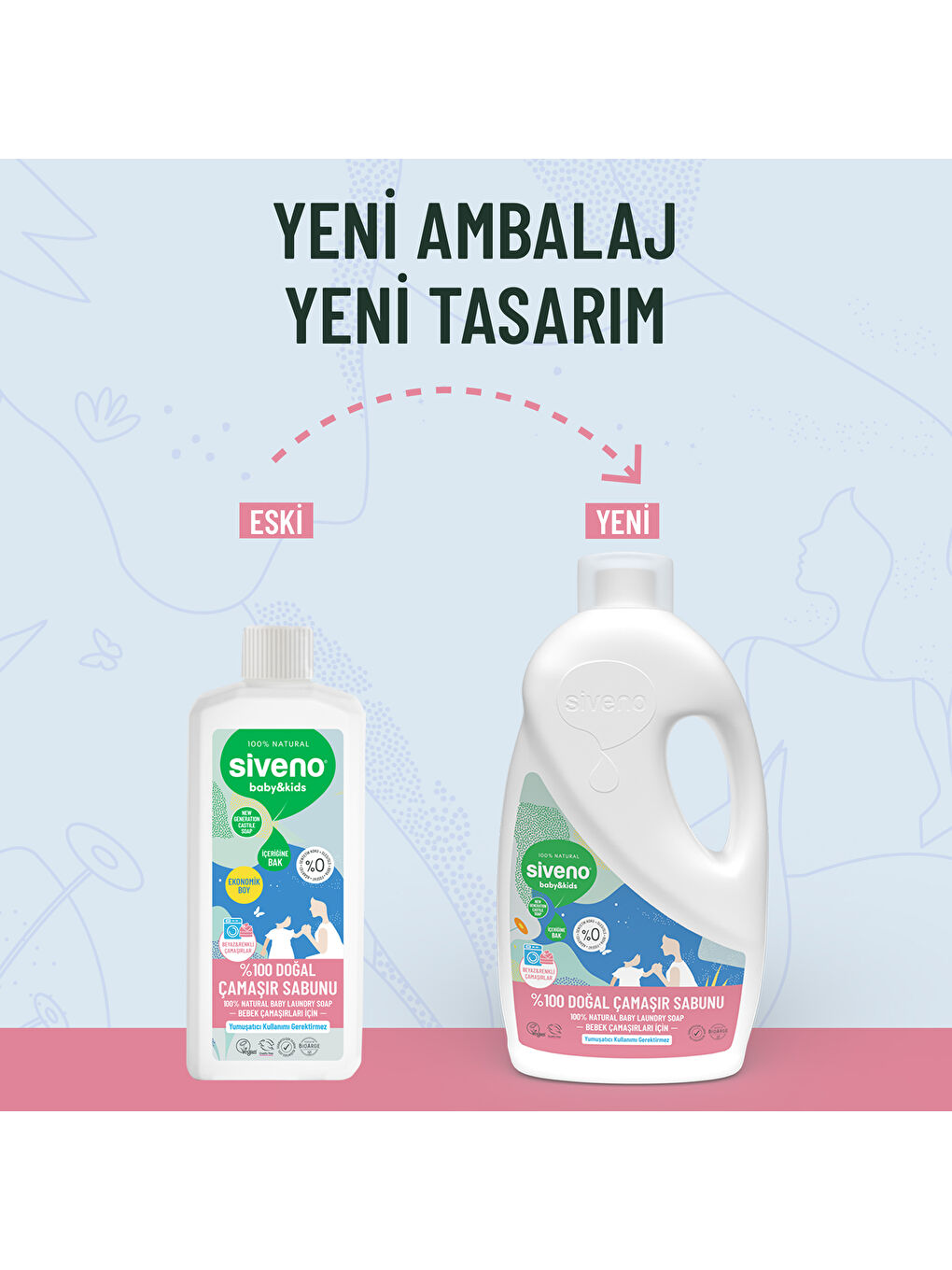%100 Doğal Bebek Çamaşır Sabunu Kendinden Yumuşatıcılı Bitkisel Deterjan Vegan 1000 ml X2 Adet-1