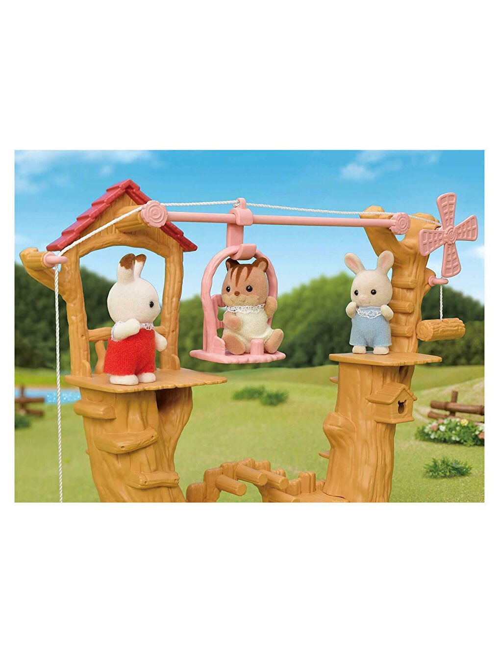 Sylvanian Families Renksiz Teleferik Parkı 5452 - 1