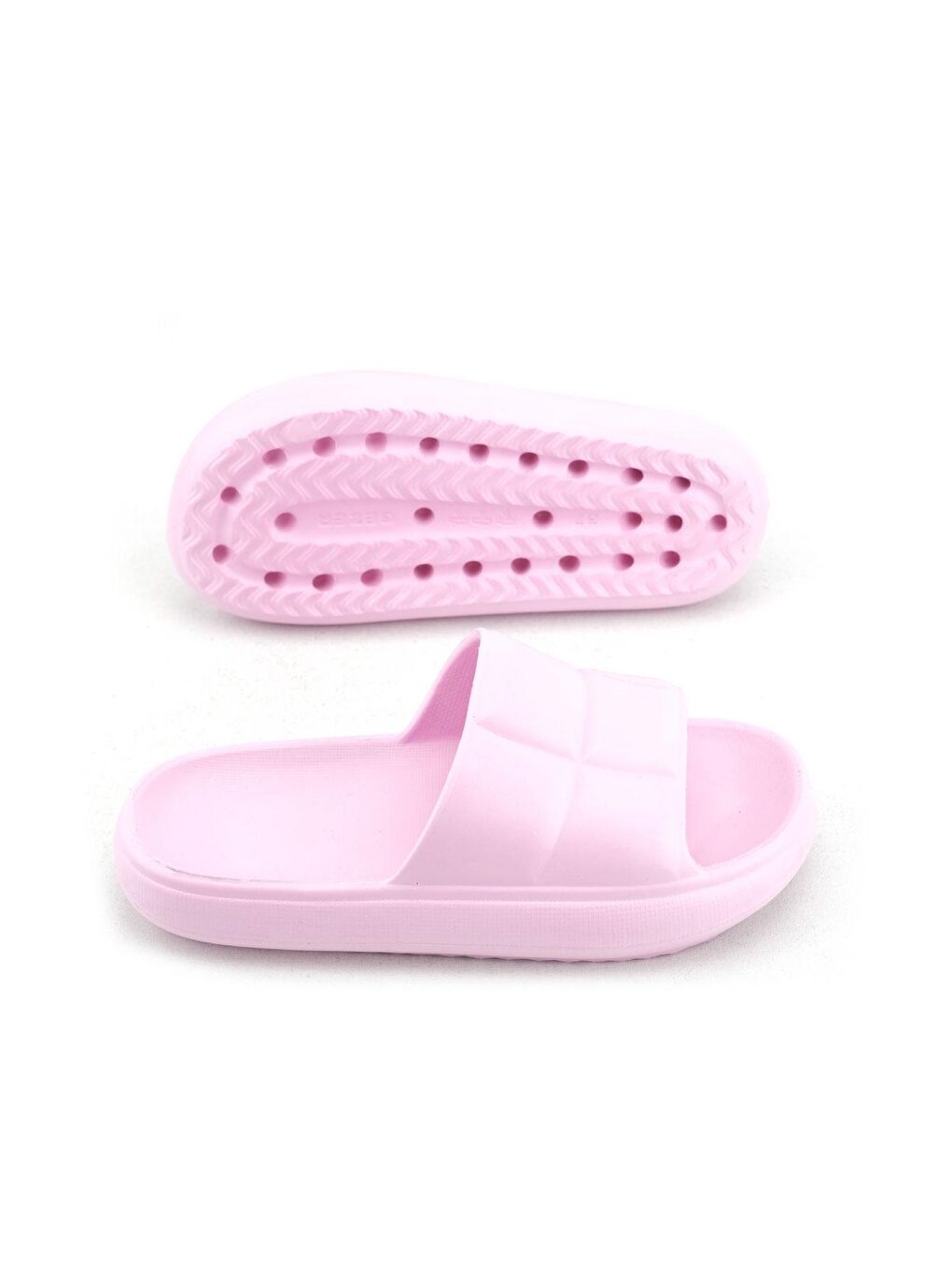 Pembe Kadın Yazlık Banyo Bahçe Havuz Terlik-4