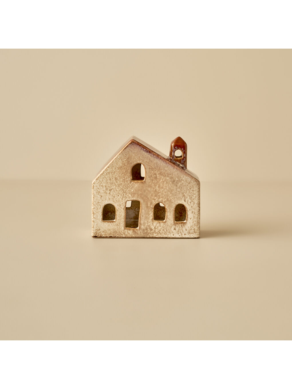 Bella Maison Kahverengi Home Stone Ledli Aydınlatma Kiremit (13x6x12 cm)