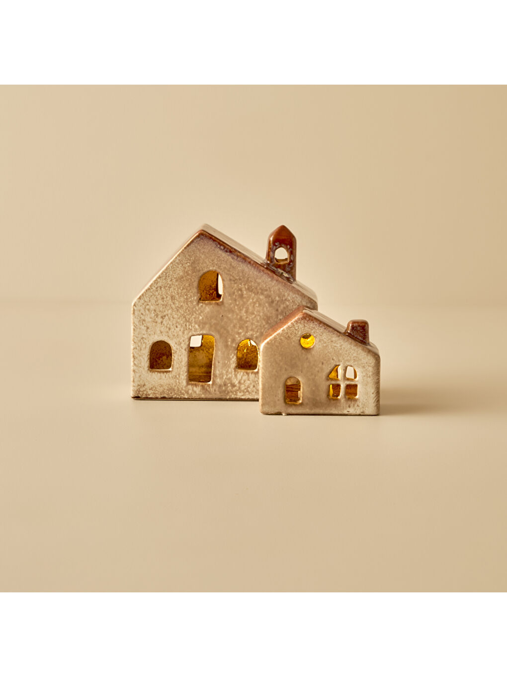 Bella Maison Kahverengi Home Stone Ledli Aydınlatma Kiremit (13x6x12 cm) - 1