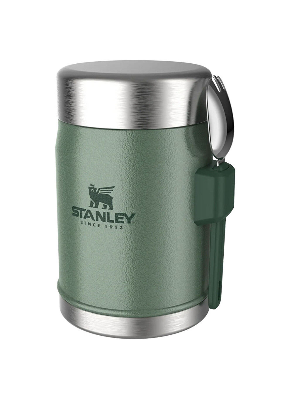 Haki Classic Legendary Kaşıklı Yemek Termosu | 0.4l Hammertone Green-1