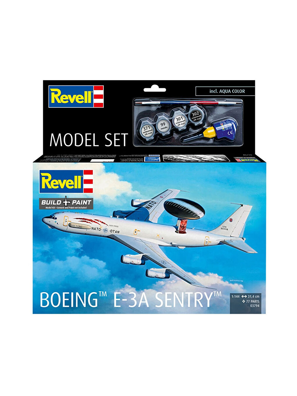 Model Set Uçak Boeing E-3a 63794-1