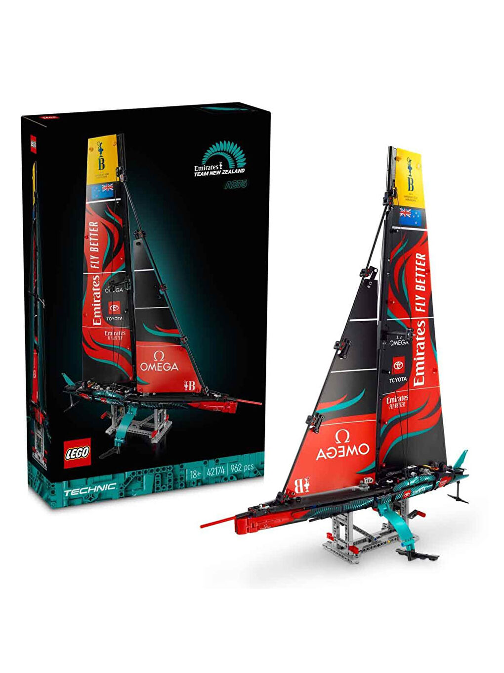 Lego Technic Emirates Team New Zealand AC75 Yat 42174