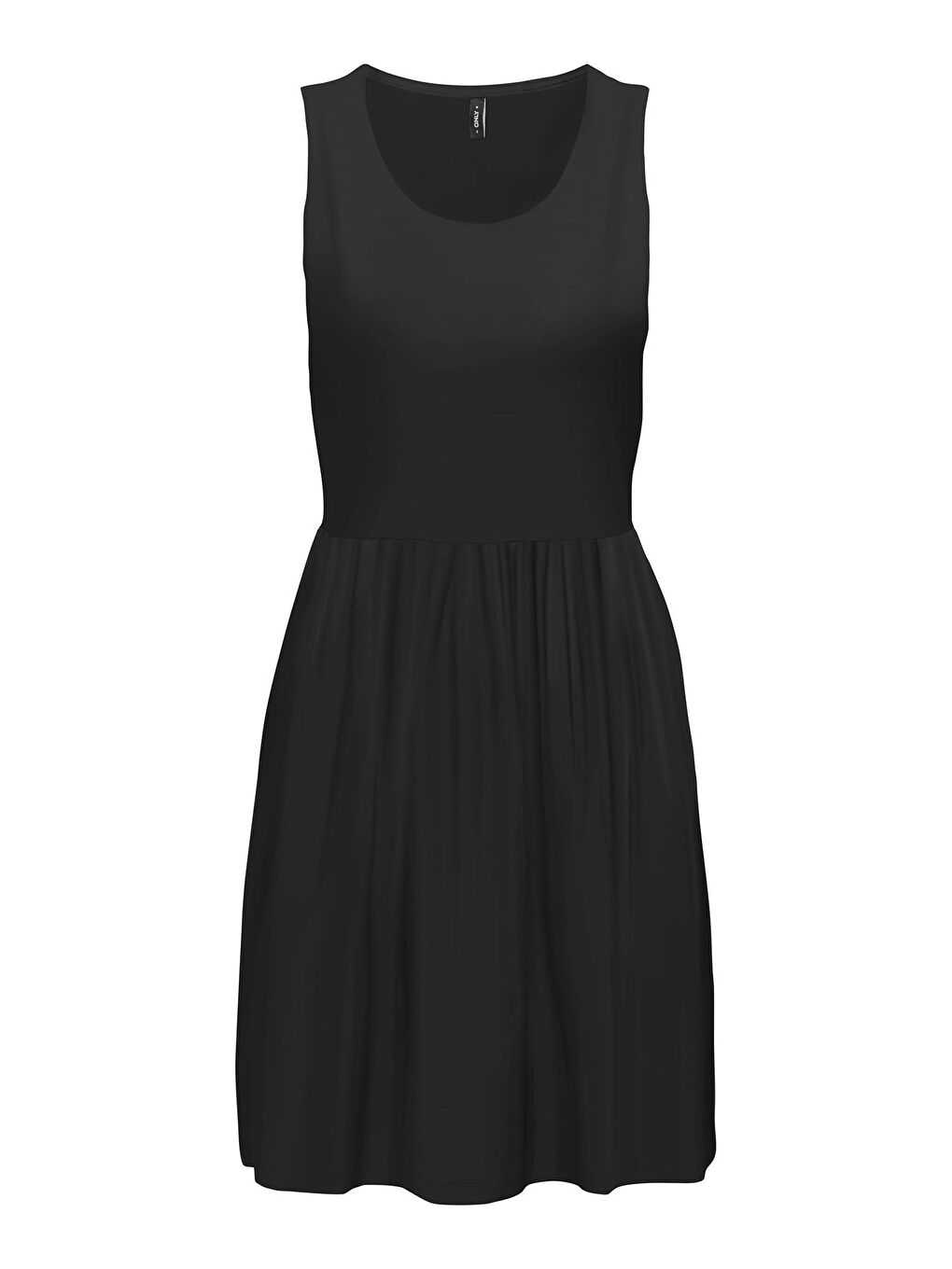 Siyah Pamuklu Regular Fit Mini Kadın Elbise 15319620