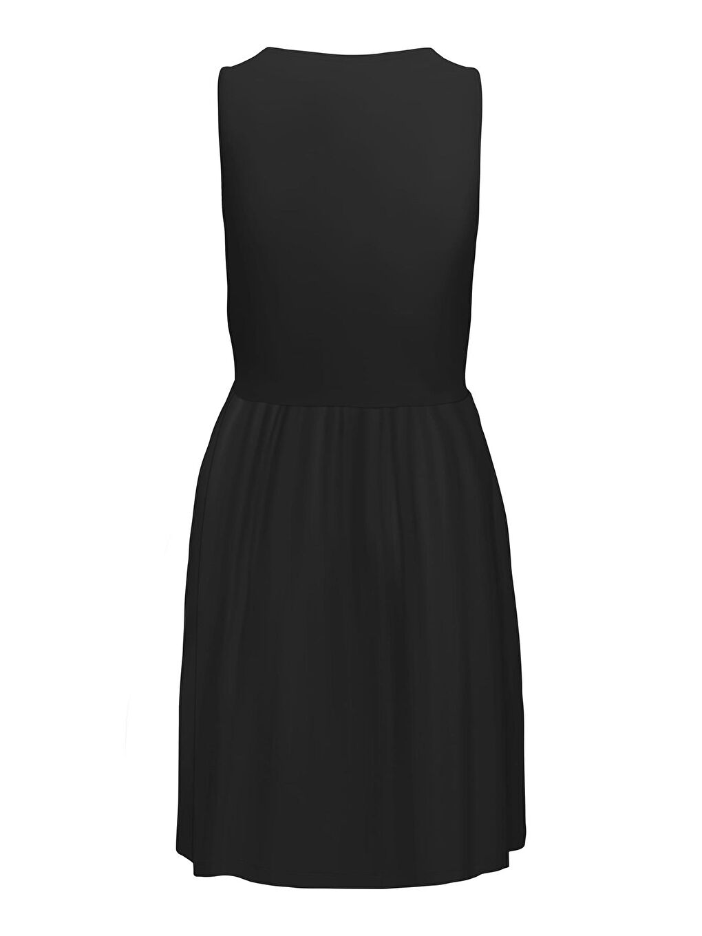 Siyah Pamuklu Regular Fit Mini Kadın Elbise 15319620-1