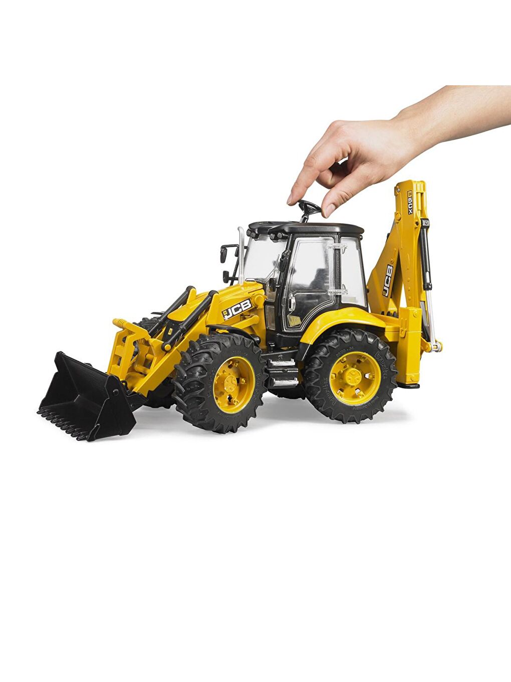 Bruder Renksiz Jcb 5Cx Eco Kepçeli Ekskavatör BR02454 - 3