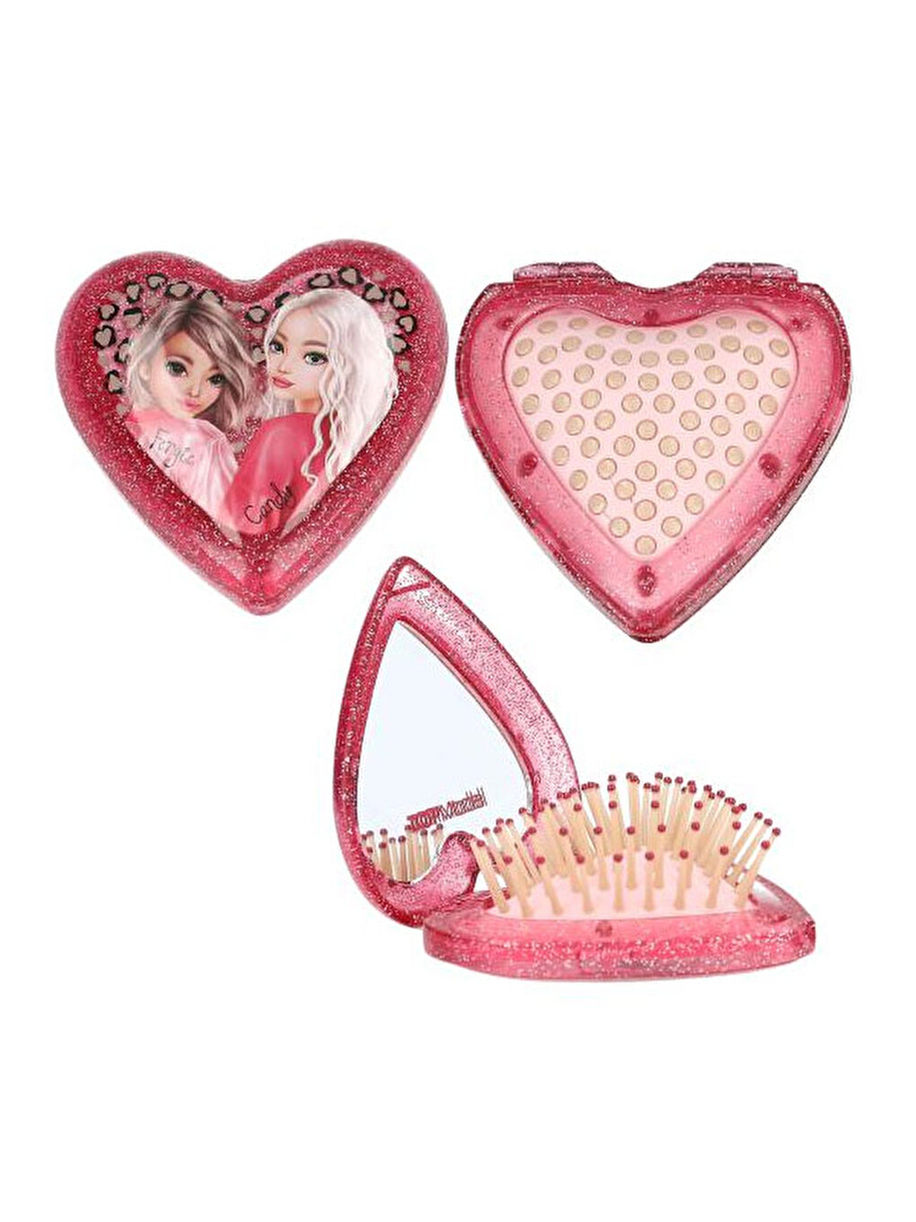 Beauty And Me Kalp Katlanabilir Saç Fırçası 413843-1