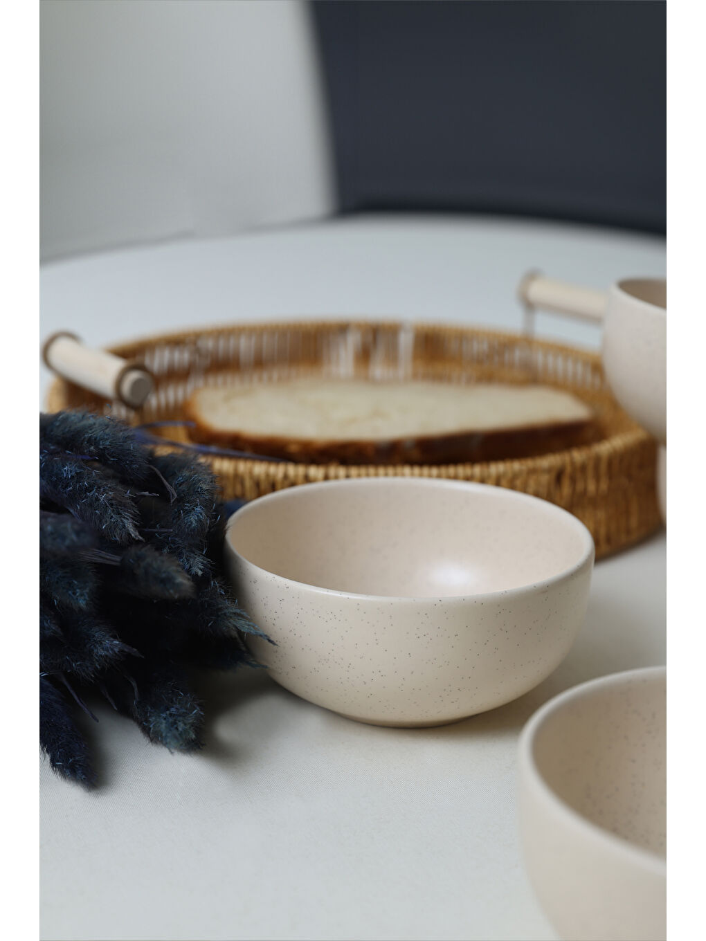 Ekru Mat Krem Bulut Kase 12 Cm 6 Adet-2