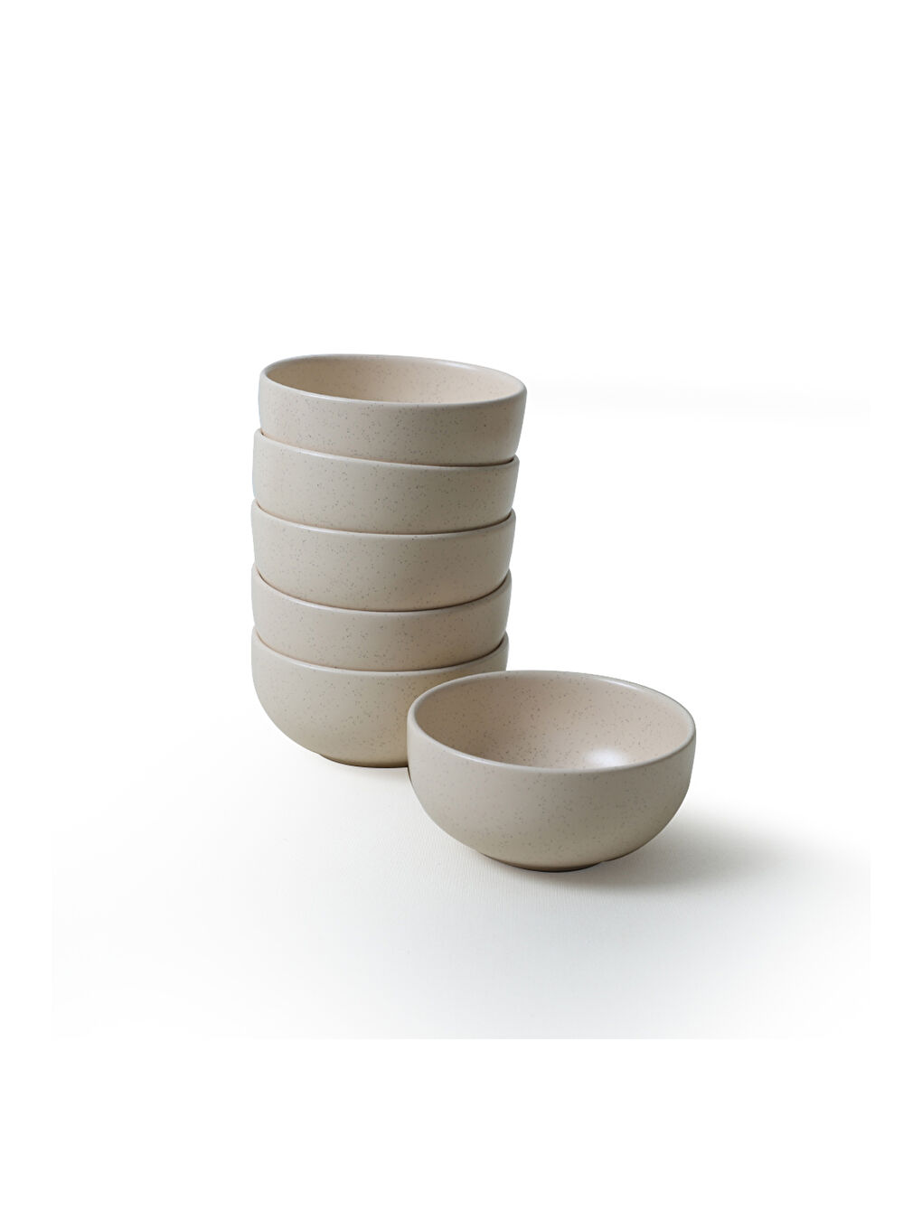 Ekru Mat Krem Bulut Kase 12 Cm 6 Adet-3