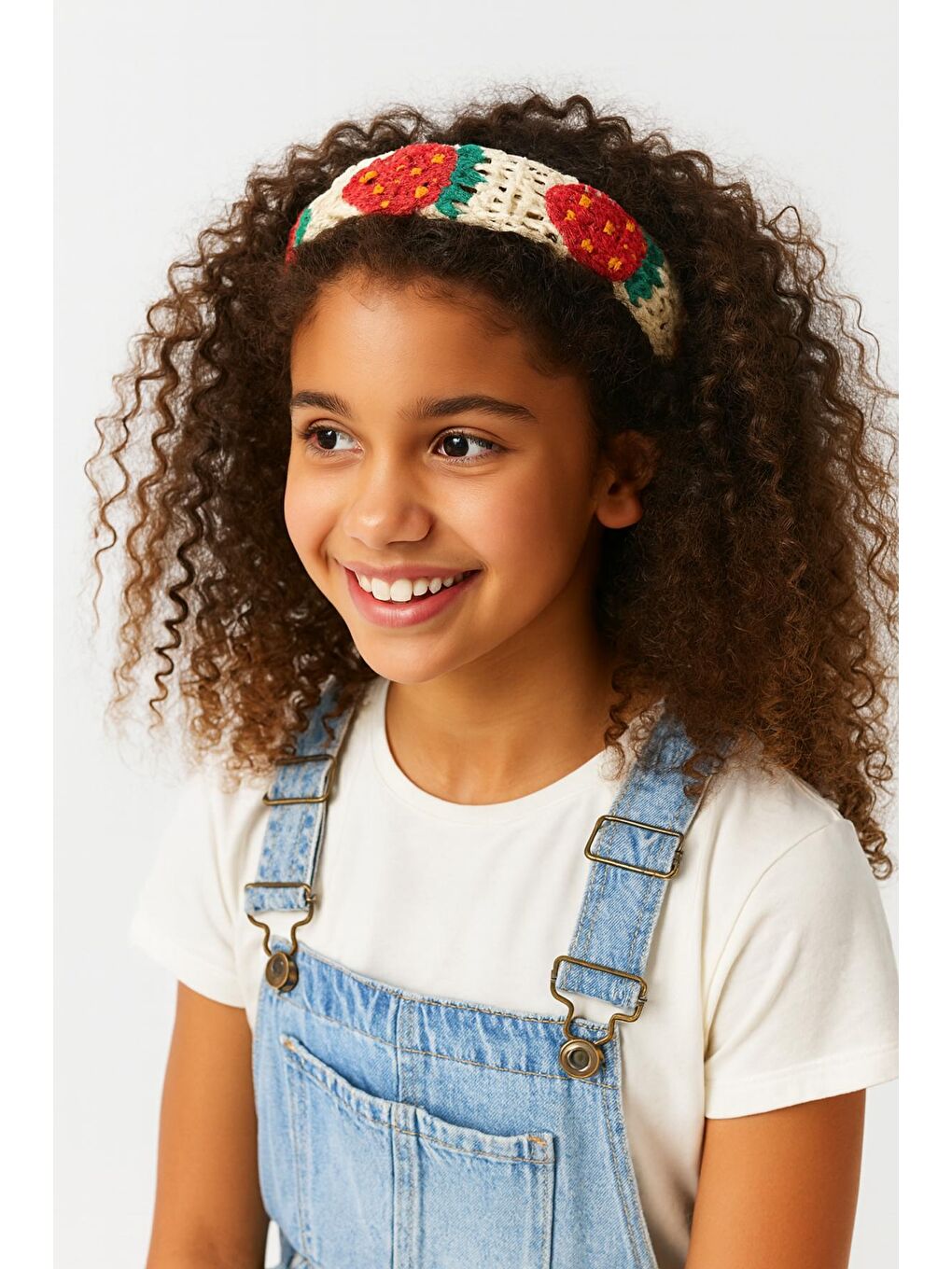 Fuşya Örgü Bohem Taç Saç Aksesuarı