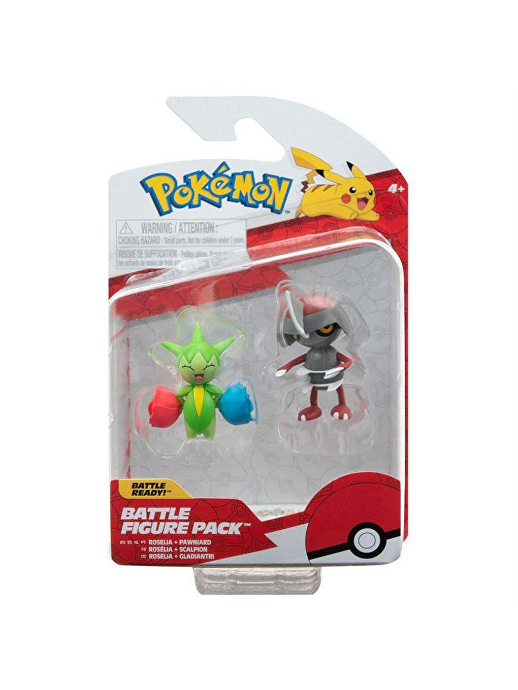 Pokemon Karışık Battle Figürler - Roselia ve Pawniard PKW3006