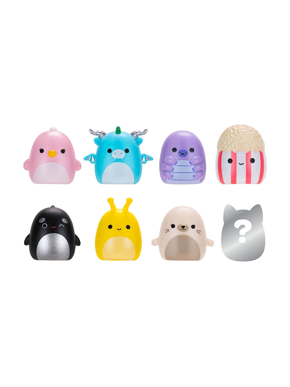 Squish-a-longs 8 Figür-yüzük Set Seri 3 Al0027-1