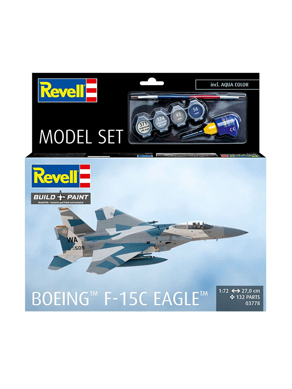 Model Set Uçak Boeing F-15c Eagle 63778-3