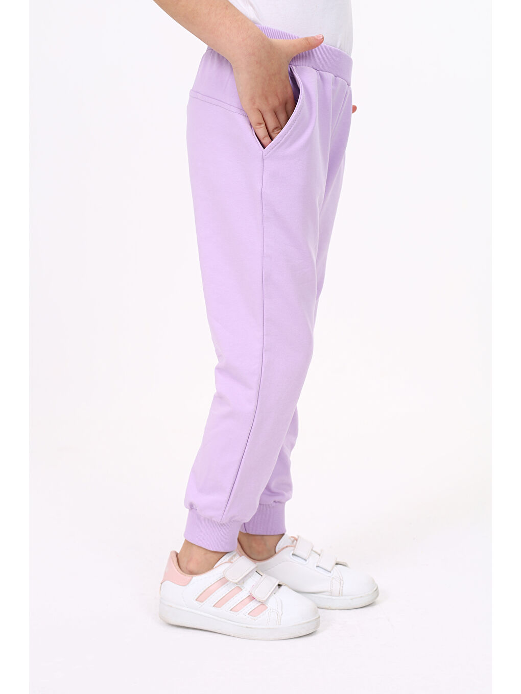 Lila Kız Çocuk Eşofman Alt-2