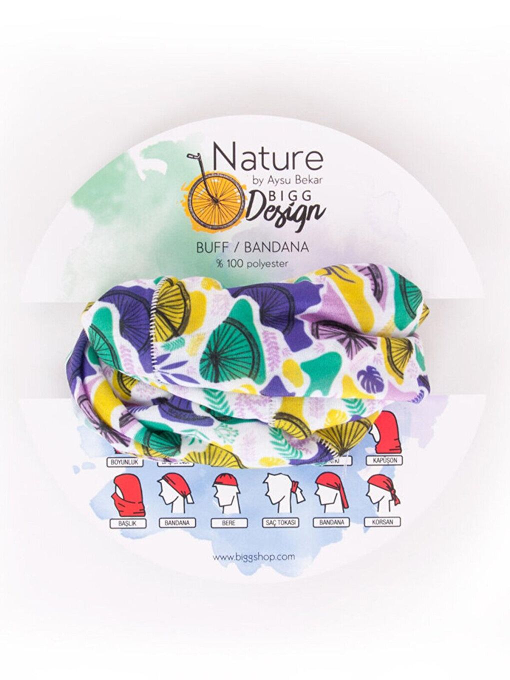 Biggdesign Karışık Nature Keşif Bandana - 1