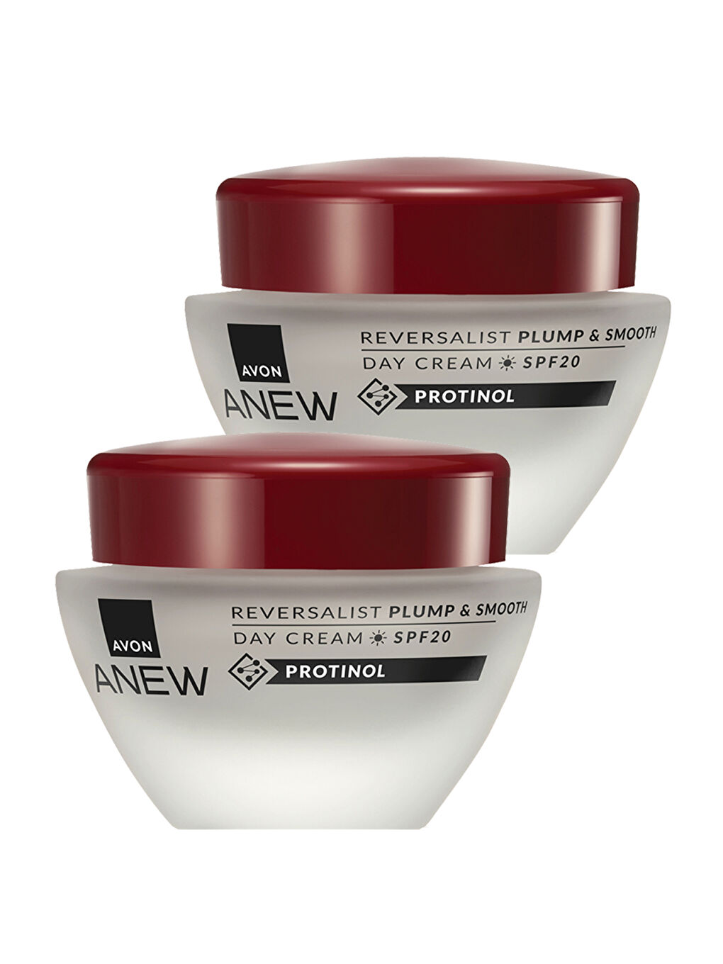 AVON Renksiz Anew Reversalist Plump & Smooth Gündüz Kremi SPF20 50 Ml. İkili Set