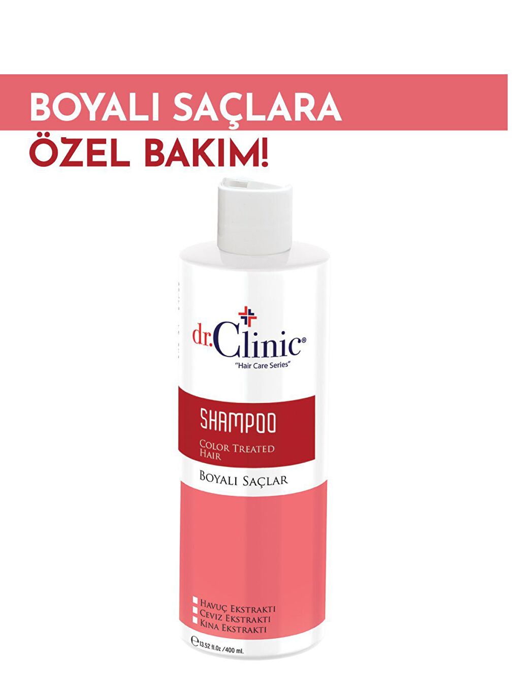 Dr. Clinic Şeffaf Şampuan Boyalı Saçlar 400 ml