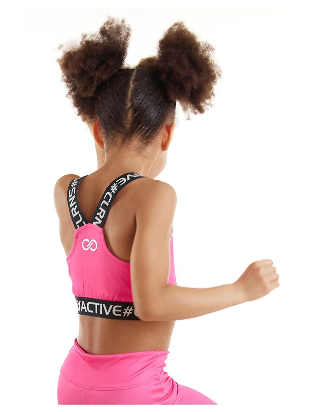 Colorinas Pembe Stay Active Neon Crop Üst - 1