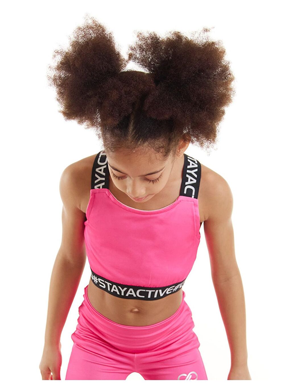 Colorinas Pembe Stay Active Neon Crop Üst - 2