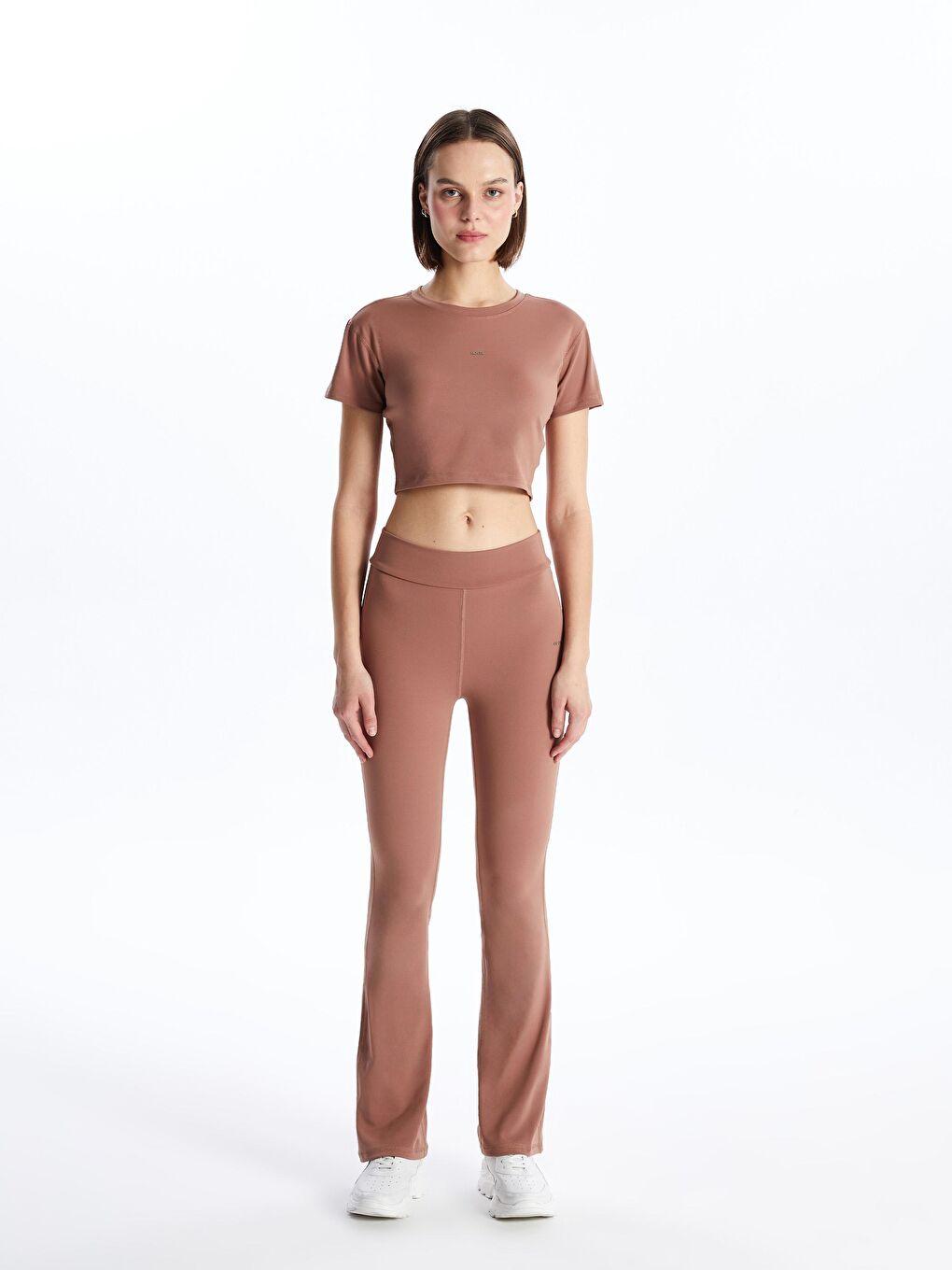 Bej Kadın Vizon Tayt