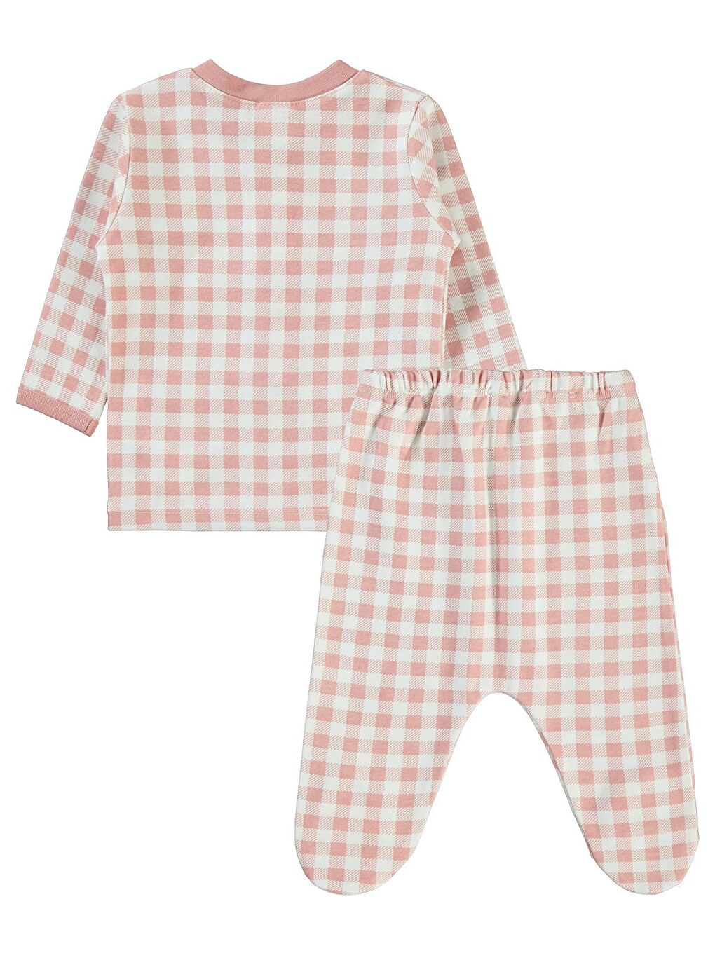 Civil Pudra Baby Kız Bebek Pijama Takımı 1-6 Ay Pudra - 1