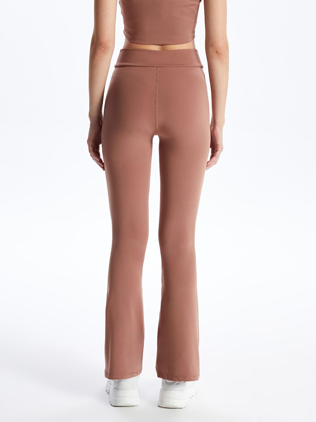 Bej Kadın Vizon Tayt-2