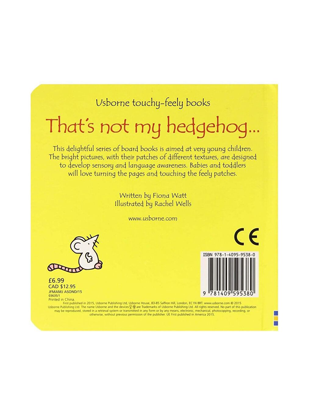 The Usborne Beyaz-Renklibaskı That's Not My Hedgehog - 2