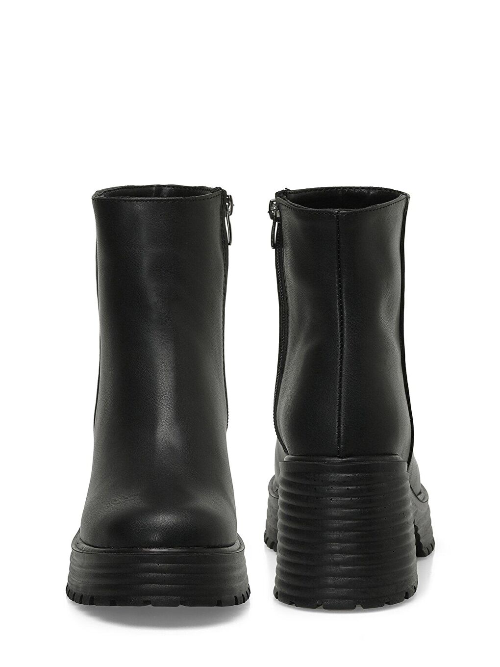 HOLA 3PR Siyah Kadın Topuklu Bot-4